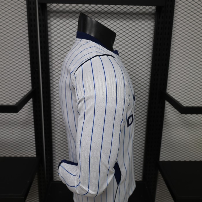 Long Sleeve Player Version 2026-2027 Inter Milan Away White Soccer Jersey Football Shirt