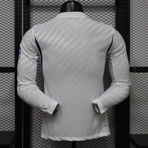 Long Sleeve Spurs Shirt Player Version 2026-2027 TOT Home Soccer Jersey Football Shirt