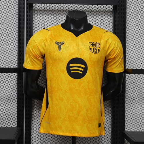 Barca Camisetas de Futbol Player Version 2026-2027 Barcelona Yellow Special Edition Soccer Jersey