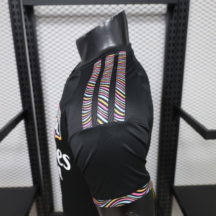 Player Version 2026-2027 Lyon Third Away Black Soccer Jersey Olympique Lyonnais Football Shirt