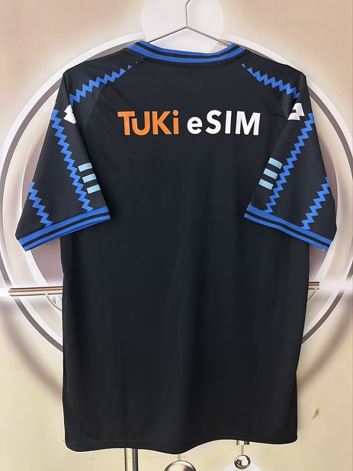 Fans Version 2026-2027 Maccabi Petah Tikva Away Black Soccer Jersey Football Shirt