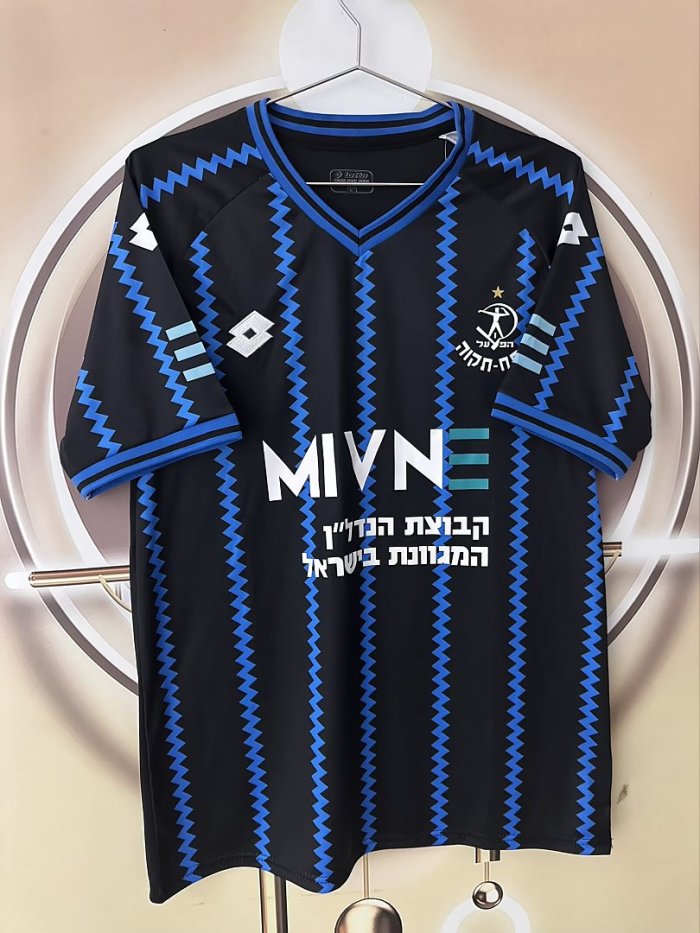 Fans Version 2026-2027 Maccabi Petah Tikva Away Black Soccer Jersey Football Shirt