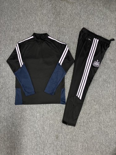 2026-2027 Newcastle United Black Soccer Training Sweater Jacket Football Jacket and Pants