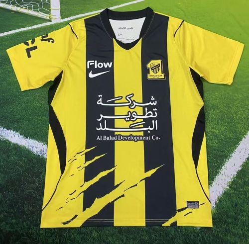 Fans Version 2026-2027 Al-Ittihad Home Soccer Jersey Football Shirt