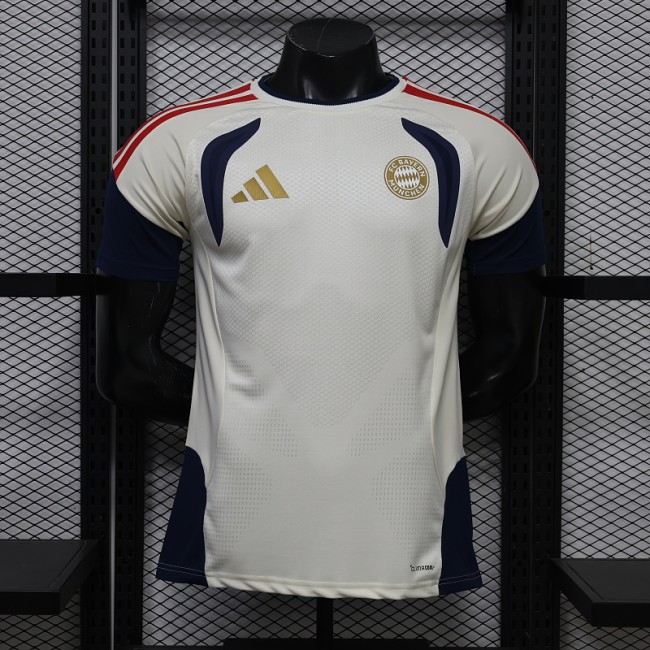 Player Version 2026-2027 Bayern Munich White Soccer Training Jersey Bayern Munchen Football Shirt