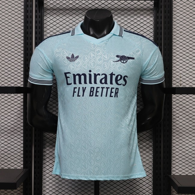Player Version 2026-2027 Arsenal Sky Blue Soccer Training Jersey Football Shirt