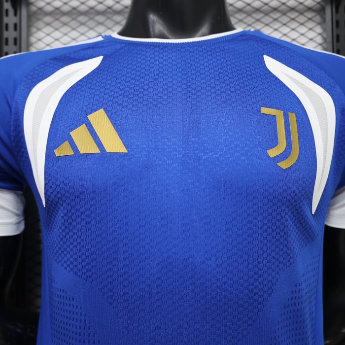 Maillot Juve Shirt Player Version 2026-2027 Juventus Light Blue/White Soccer Training Jersey Football Shirt