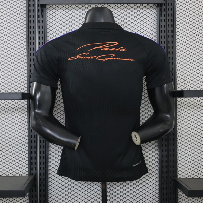 Player Version 2026-2027 PSG Black Soccer Training Jersey Paris Football Maillot