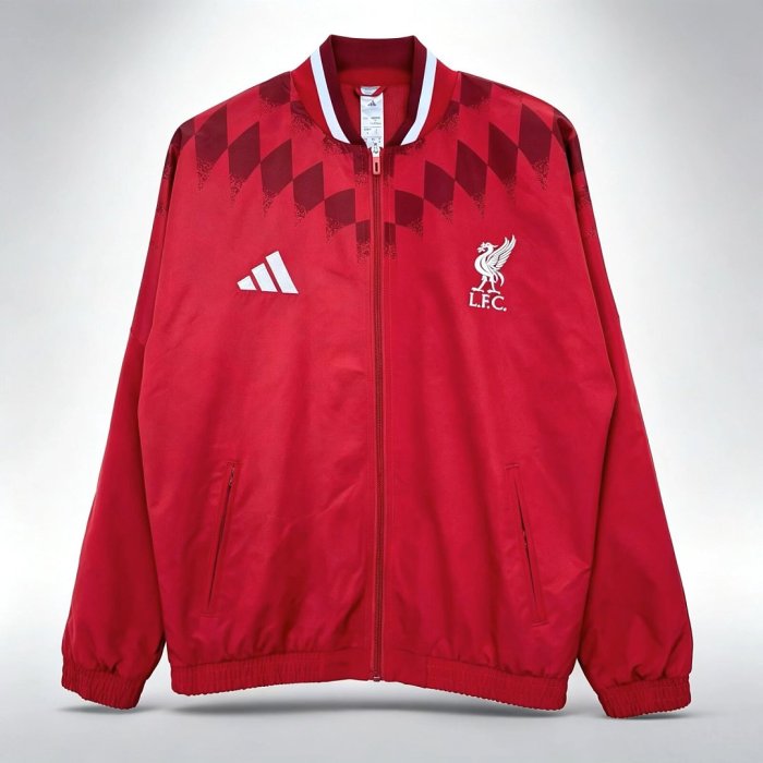 2026-2027 Liverpool Red Retro Model Soccer Windbreaker Jacket Football Jacket