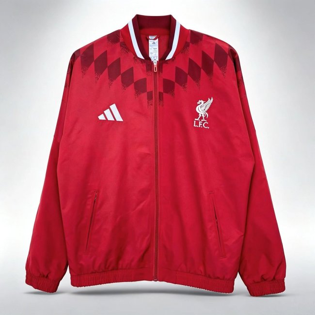 2026-2027 Liverpool Red Retro Model Soccer Windbreaker Jacket Football Jacket