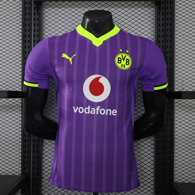 Player Version 2026-2027 Borussia Dortmund Third Away Purple Soccer Jersey BVB Football Shirt