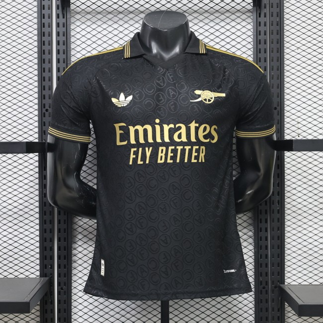 Player Version 2026-2027 Arsenal Black Soccer Jersey Football Shirt