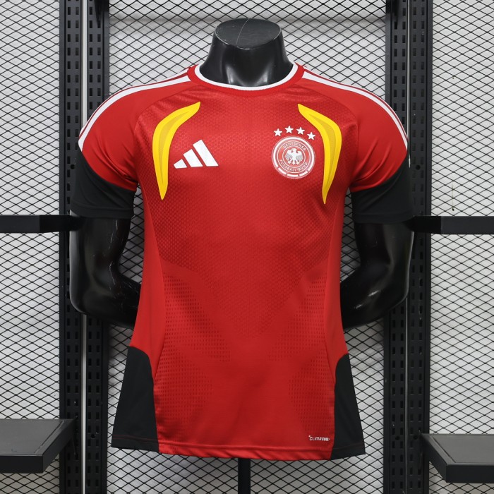Player Version 2026 Germany Red/Black/Yellow Soccer Jersey Football Shirt