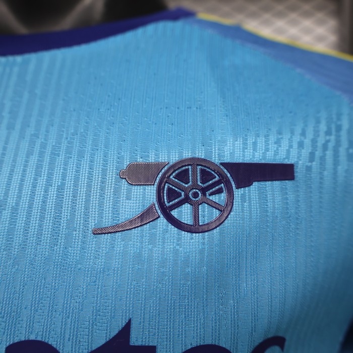 Player Version 2026-2027 Arsenal Blue Goalkeeper Soccer Jersey Football Shirt