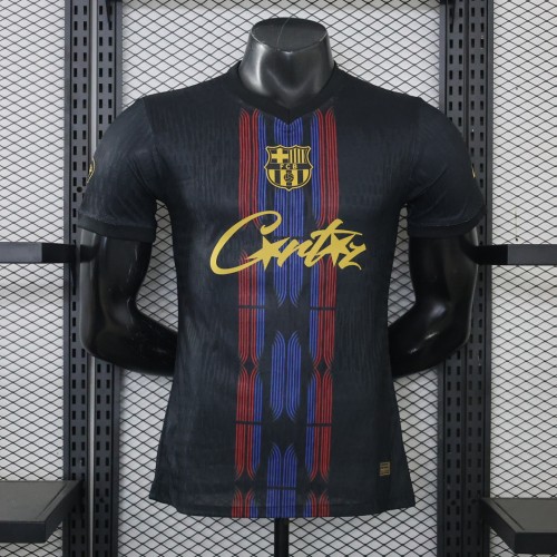 Barca Camisetas de Futbol Fans Version 2026-2027 Barcelona Black/Red/Blue Soccer Jersey