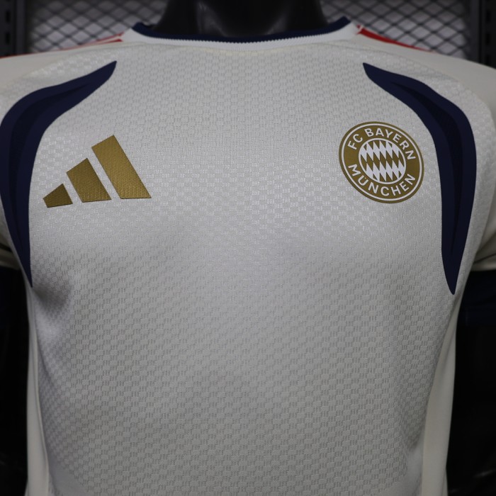 Player Version 2026-2027 Bayern Munich White Soccer Training Jersey Bayern Munchen Football Shirt