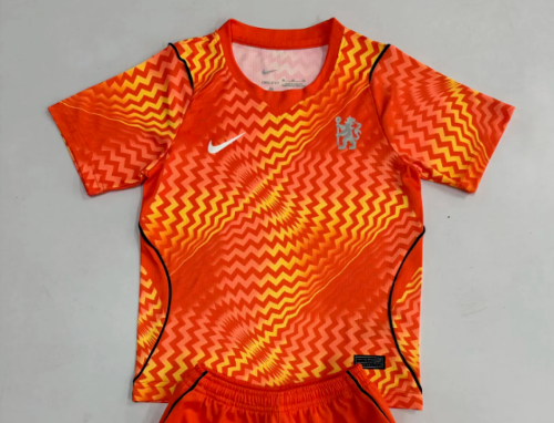 Fan Version 2026-2027 Chelsea Orange Goalkeeper Soccer Jersey Football Shirt