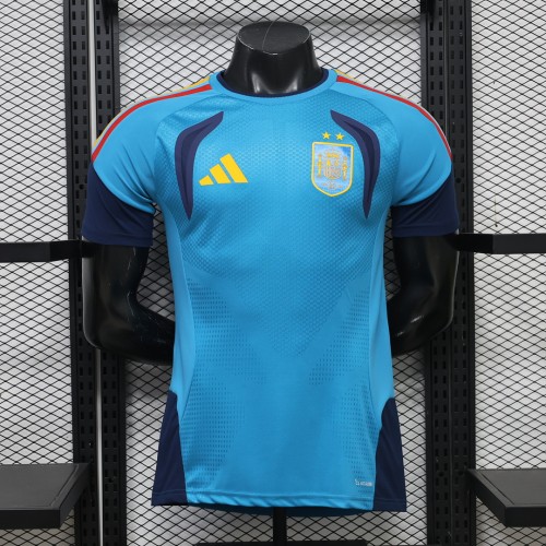 with 2 Stars Player Version 2026 Spain Light Blue Soccer Jersey España Camisetas de Futbol