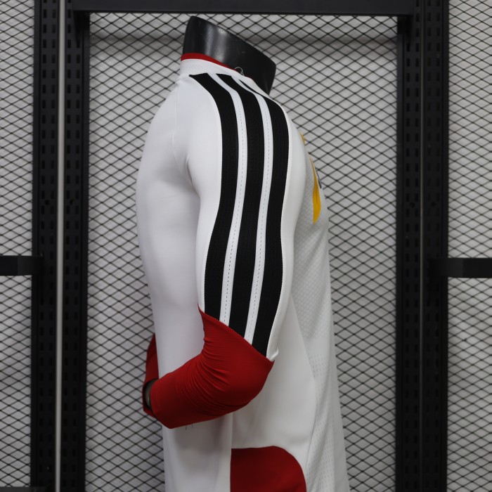 Long Sleeve Player Version 2026 Germany White/Red/Yellow Soccer Training Jersey Football Shirt