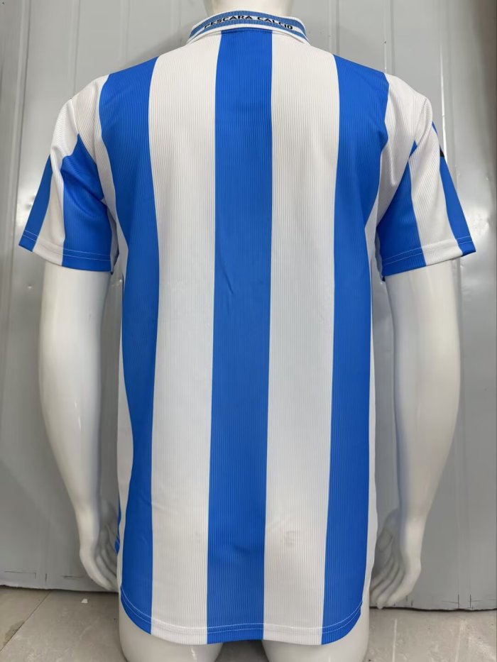 Retro Jersey 2000-2001 Delfino Pescara 1936 Home Soccer Jersey Vintage Pescara Football Shirt
