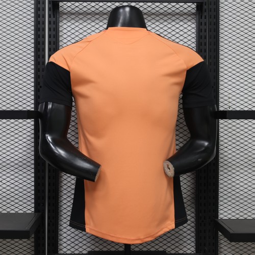 Player Version 2026-2027 Arsenal Orange/Black Soccer Training Jersey Football Shirt