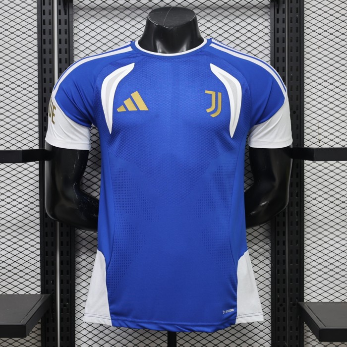 Maillot Juve Shirt Player Version 2026-2027 Juventus Light Blue/White Soccer Training Jersey Football Shirt