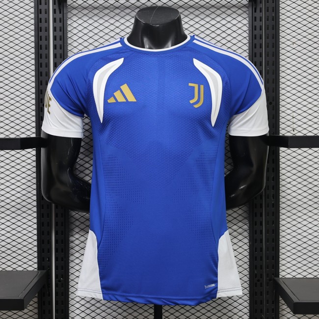Maillot Juve Shirt Player Version 2026-2027 Juventus Light Blue/White Soccer Training Jersey Football Shirt