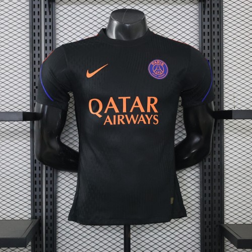 Player Version 2026-2027 PSG Black Soccer Training Jersey Paris Football Maillot