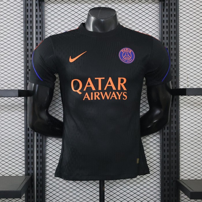 Player Version 2026-2027 PSG Black Soccer Training Jersey Paris Football Maillot