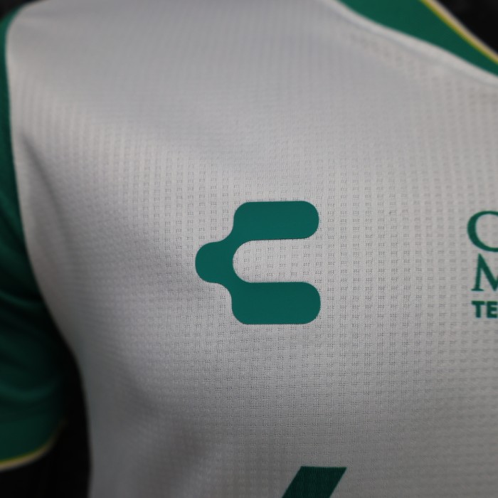 Player Version 2026-2027 Club Leon Away White Soccer Jersey Football Shirt