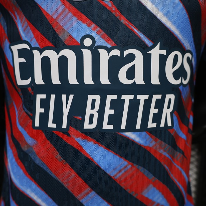 Player Version 2026-2027 Arsenal Blue/Red Soccer Training Jersey Football Shirt