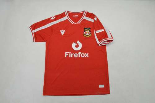 Fan Version 2026-2027 Wrexham Home Soccer Jersey Football Shirt