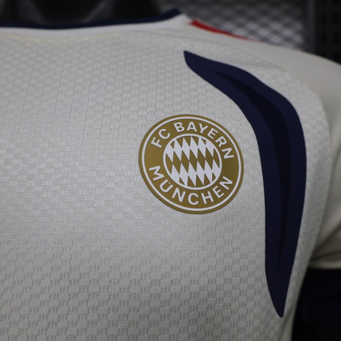 Player Version 2026-2027 Bayern Munich White Soccer Training Jersey Bayern Munchen Football Shirt