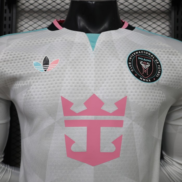 Long Sleeve Player Version 2026-2027 Inter Miami Third Away Soccer Jersey Football Shirt