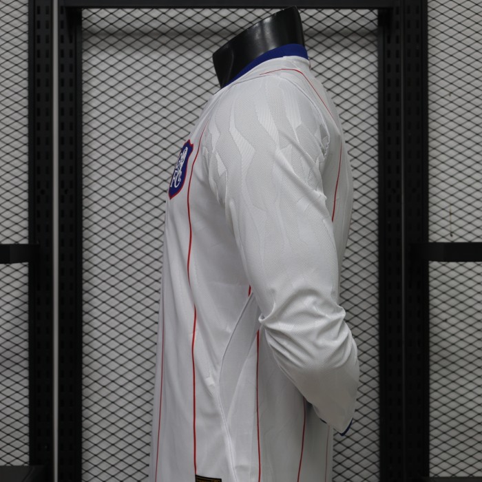 Long Sleeve Player Version 2026-2027 Chelsea Third Away White Soccer Jersey Football Shirt