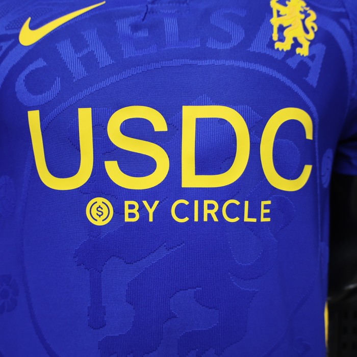 with Sponor Logo Player Version 2026-2027 Chelsea Home Soccer Jersey Football Shirt