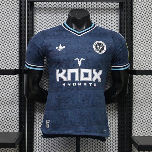 with Sponor Logo Player Version 2026-2027 Newcastle United Away Soccer Jersey Football Shirt