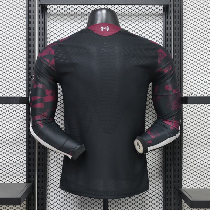 Long Sleeve Player Version 2026-2027 Liverpool Third Away Soccer Jersey Football Shirt