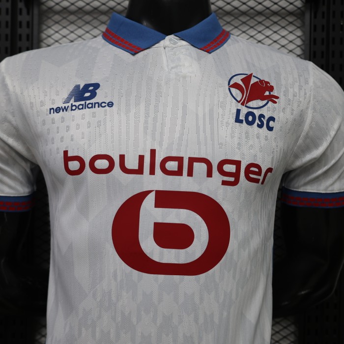 Player Version 2026-2027 Lille Away White Soccer Jersey Men's Football Shirt