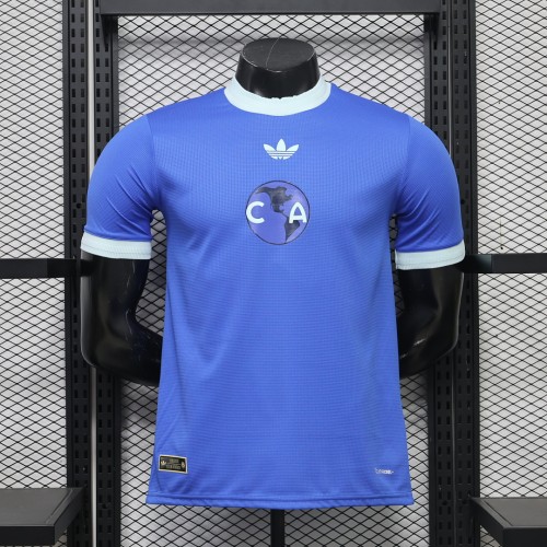 Player Version 2026-2027 Club America Aguilas 110th Anniversary Blue Soccer Jersey Football Shirt