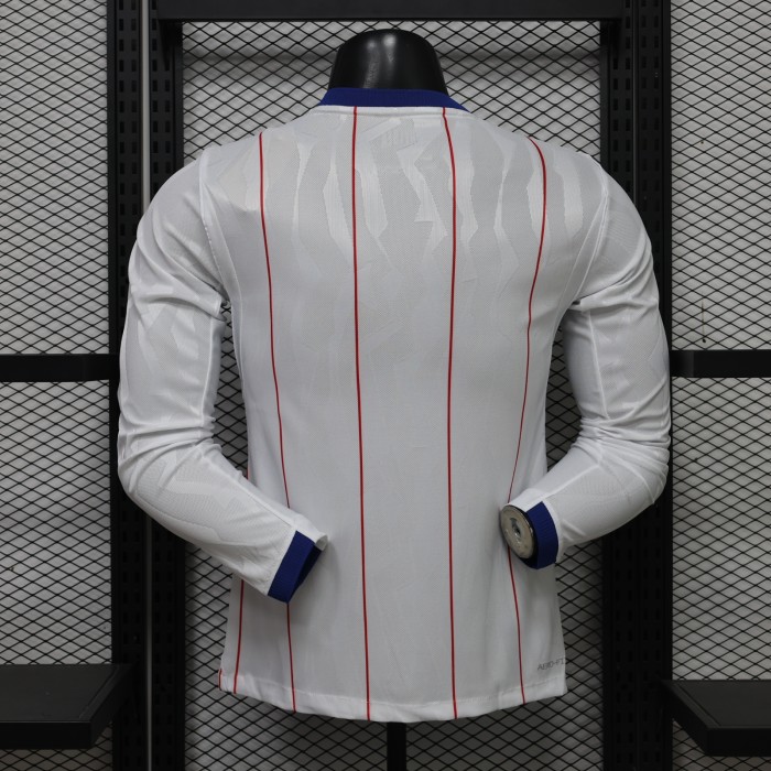 Long Sleeve Player Version 2026-2027 Chelsea Third Away White Soccer Jersey Football Shirt
