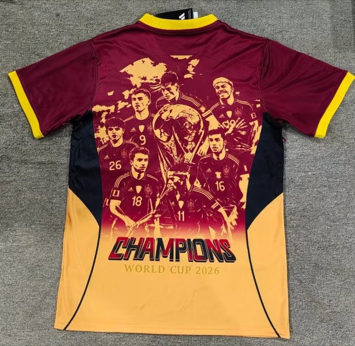 Fan Version 2026 Spain Champions Version Soccer Jersey España Camisetas de Futbol