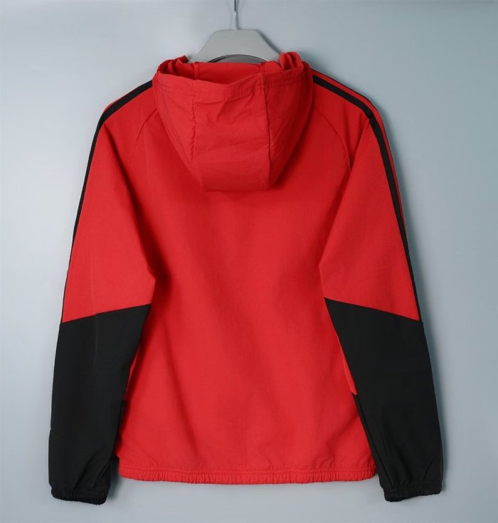 2026-2027 Arsenal Red/Black Soccer Windbreaker Jacket Football Jacket