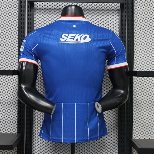 Player Version 2026-2027 Rangers Home Soccer Jersey Football Shirt
