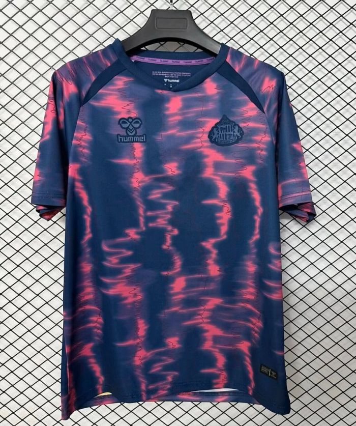 Fans Version 2026-2027 Sunderland Dark Blue Purple Soccer Training Jersey Football Shirt