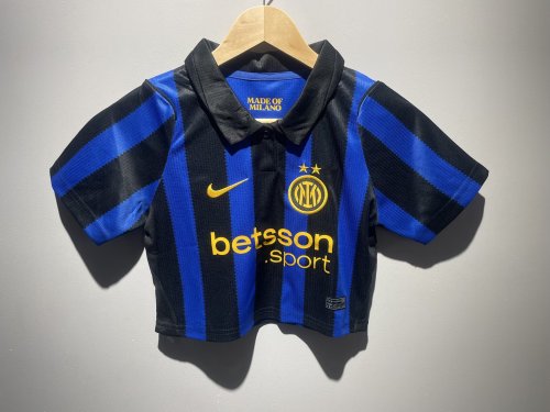 Women 2026-2027 Inter Milan Home Crop Soccer Shirt Girl Football Jersey
