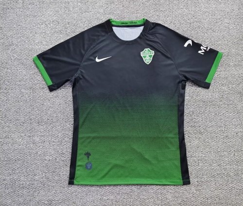 Fans Version 2026-2027 Elche Away Third Away Black/Green Soccer Jersey Football Shirt