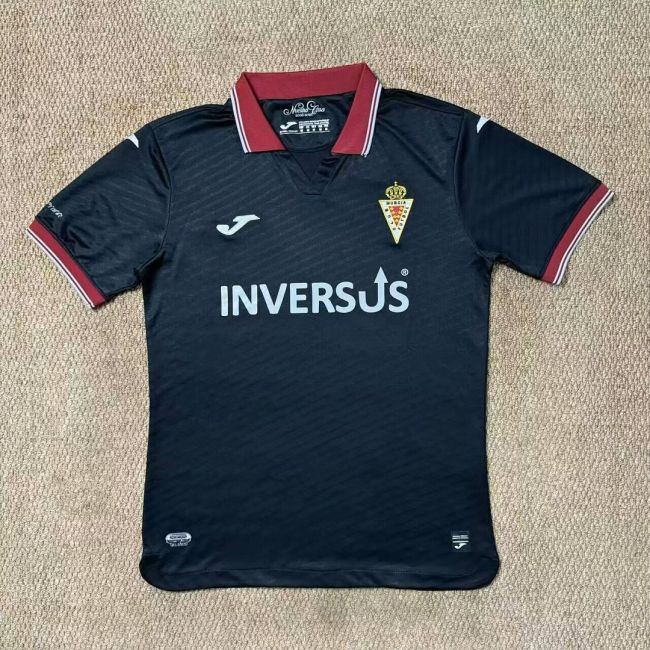 Fan Version 2026-2027 Real Murcia Third Away Black Soccer Jersey Real Football Shirt