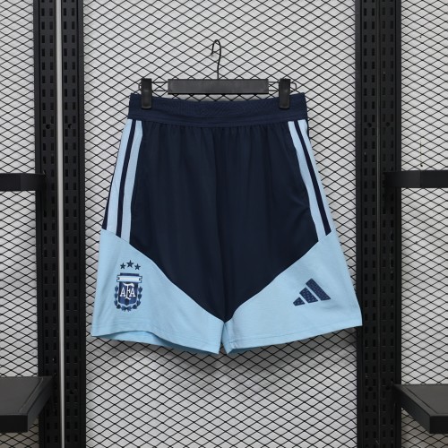 Player Version 2026 Argentina Dark Blue Soccer Training Shorts Football Shorts