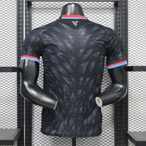Palace Football Shirt Player Version 2026-2027 Crystal Palace Away Black Soccer Jersey
